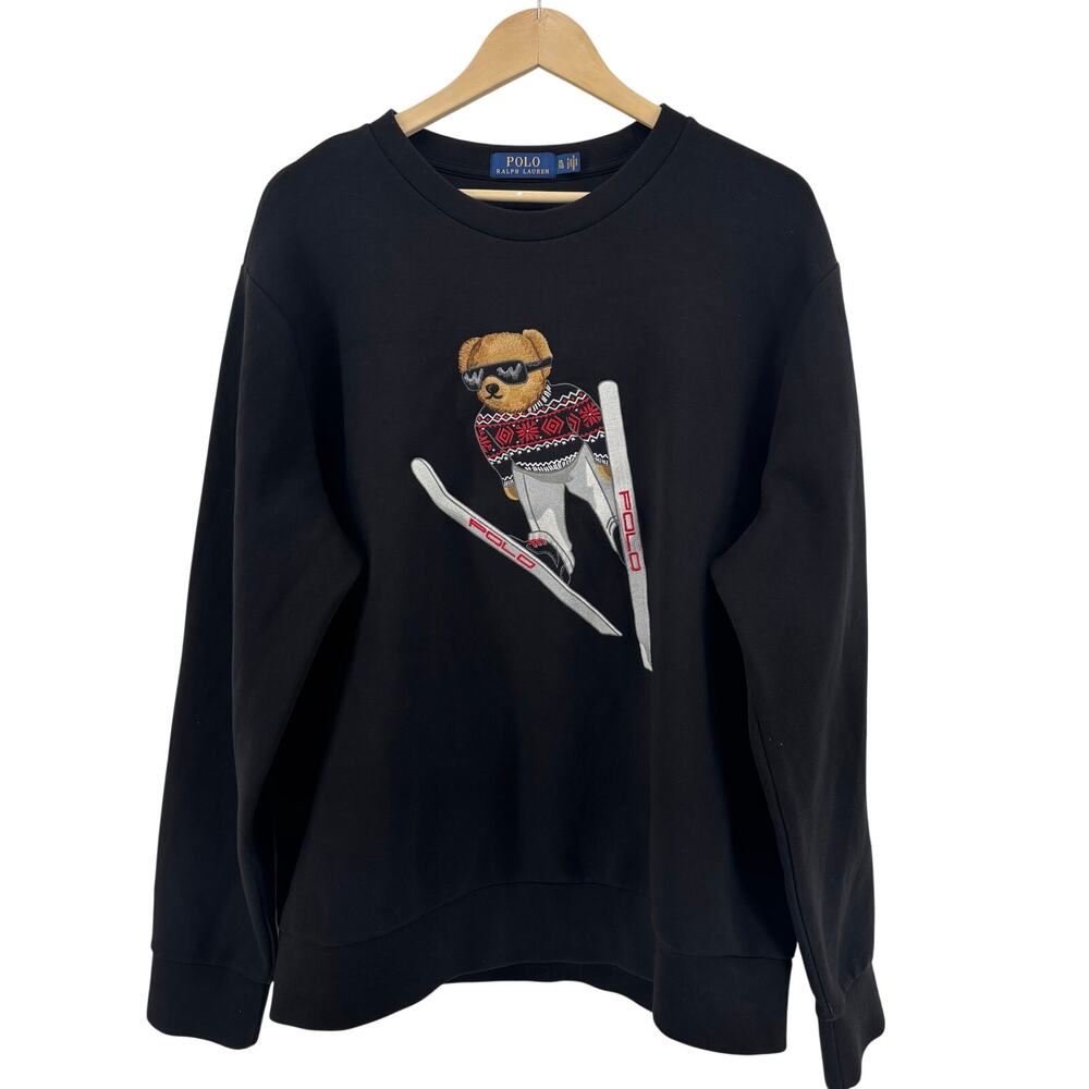 Polo Ralph Lauren Limited Edition Bear Ski Crewneck Sweatshirt Men’s XL